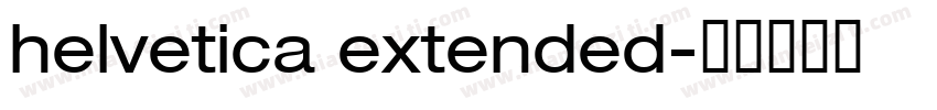 helvetica extended字体转换